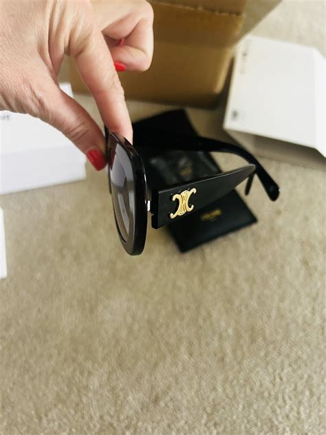 Celine Triomphe CL40226U Butterfly Sunglasses 